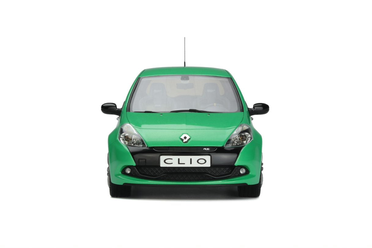 OTTO 1:18 Scale Resin Model Car - 2011 Renault Clio 3 Ph.2 RS, Alien Green (OT900)
