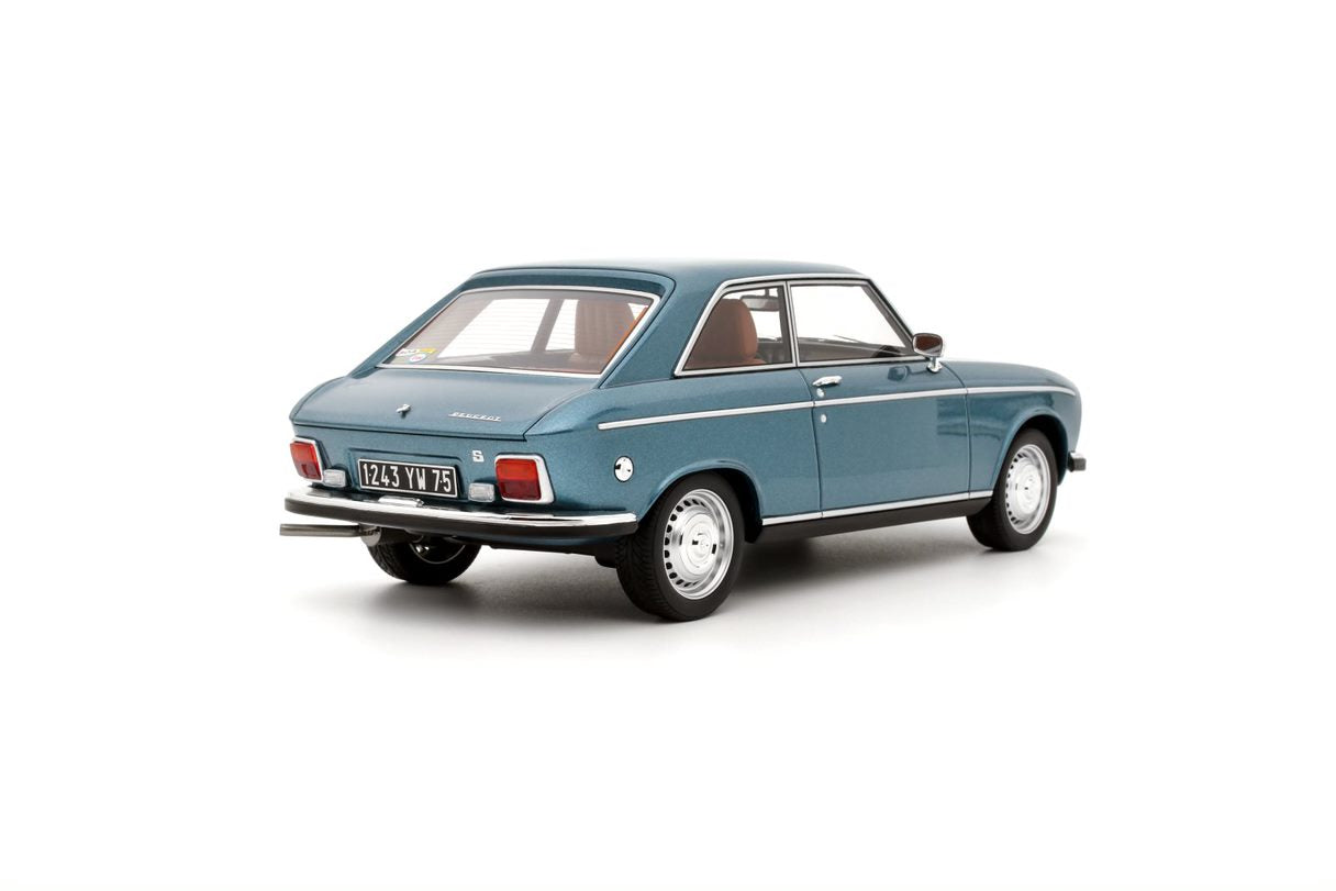 OTTO 1:18 Scale Resin Model Car - 1972 PEUGEOT 304 S COUPE, BLUE (OT449)