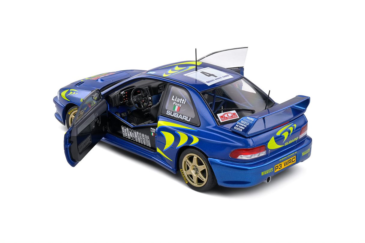 Solido 1:18 - Subaru Impreza 22B STI WRC Rallye Monte Carlo 1997, #4, Liatti/Pons - S1807405