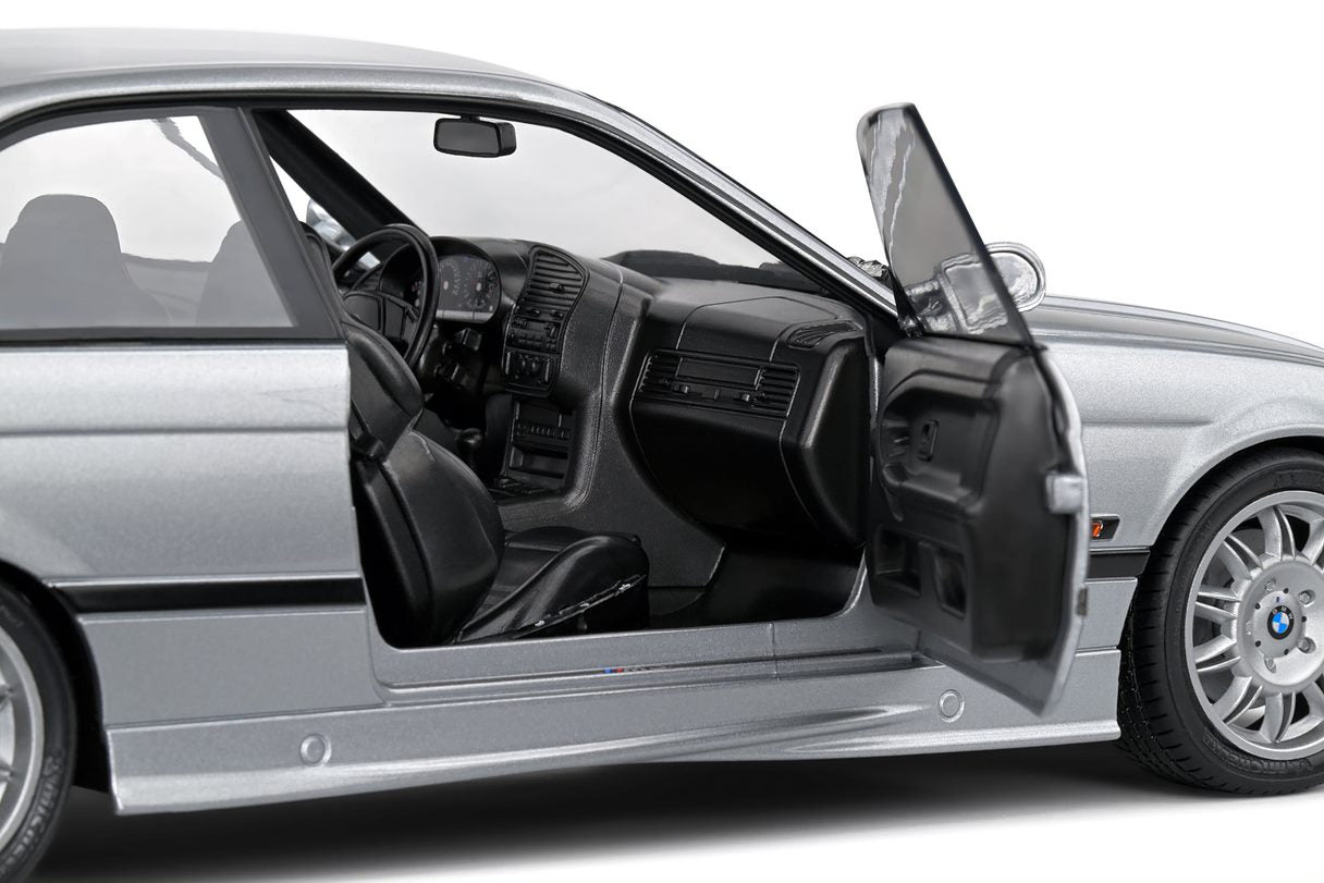 SOLIDO 1:18 Scale Diecast Model, 1990 BMW E36 M3 Coupe in Silver