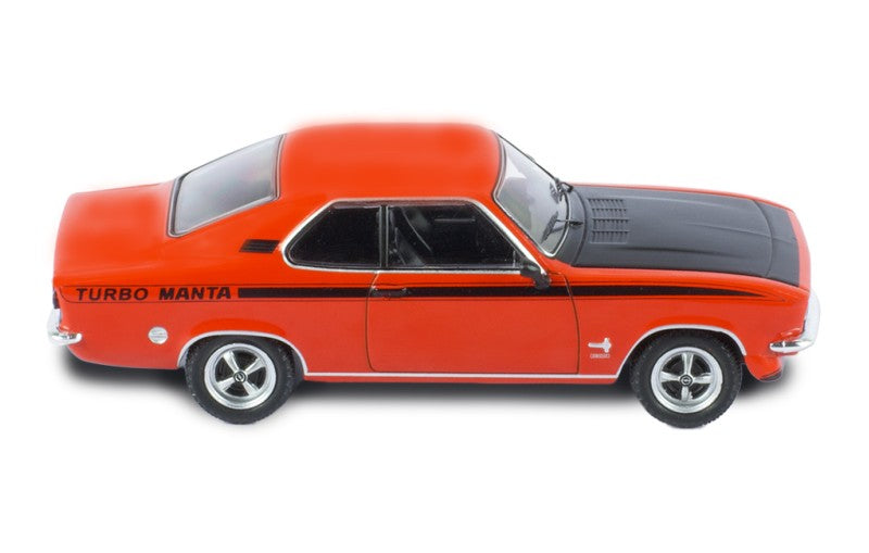 IXO Diecast Model Car - 1:43 1973 Opel Manta A Turbo in Orange