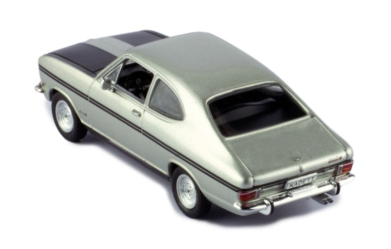 IXO 1:43 Scale Diecast Model Car - 1966 Opel Kadett B Coupe Rallye - SILVER