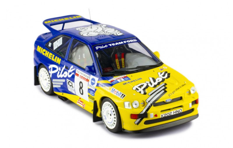 IXO 1:18 FORD ESCORT RS COSWORTH MICHELIN PILOT rally car Wilson Thomas RAC 1993
