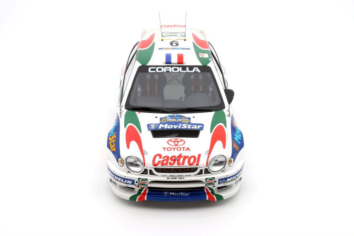 OTTO 1:18 - 1998 TOYOTA COROLLA WRC D. AURIOL, WHITE - OT1102