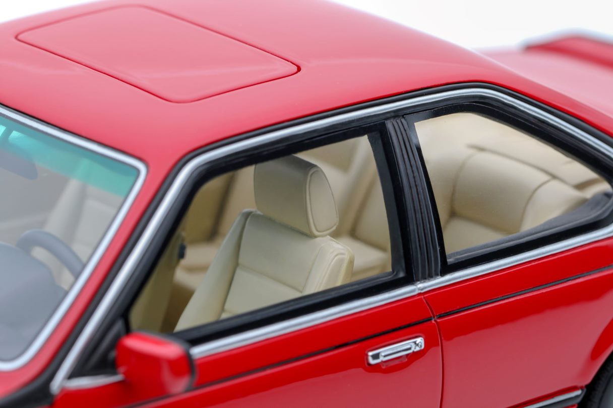 OTTO 1:18 Scale Resin Model Car - 1986 BMW E24 M6, RED - OT1018