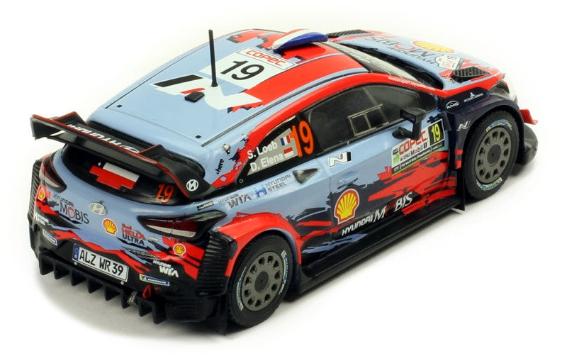 IXO 1:43 Scale Diecast Model Car - Hyundai i20 WRC No.19 WRC Rally Chile 2019