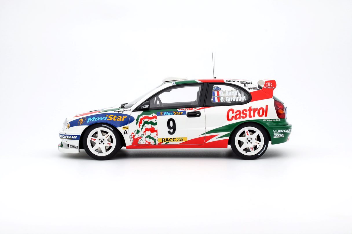 OTTO 1:18 - 1998 TOYOTA COROLLA WRC D. AURIOL, WHITE - OT1102