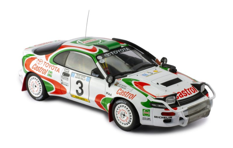 IXO 1:18 1982 Toyota Celica Turbo 4WD (ST185) #3, I Duncan/I Munro - Safari Rally