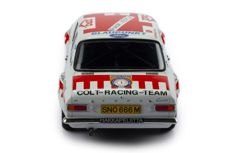 IXO 1:18 Ford Escort Mk1 RS 1600 #1 1000 Lakes Rally 1974 T.Makinen/H.Liddon