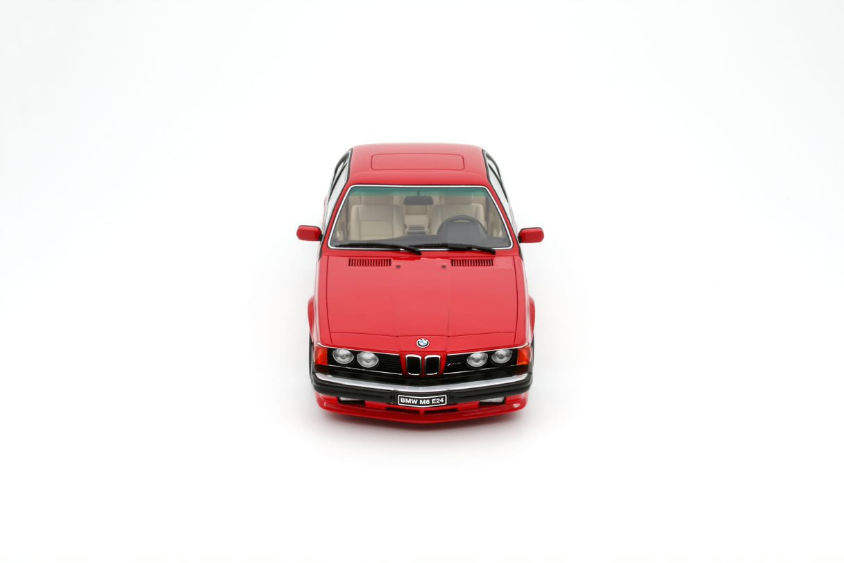 OTTO 1:18 Scale Resin Model Car - 1986 BMW E24 M6, RED - OT1018