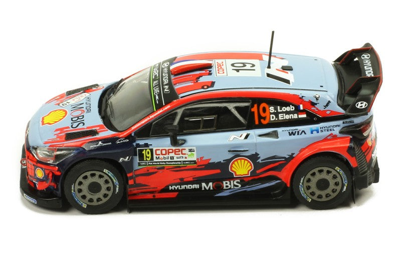 IXO 1:43 Scale Diecast Model Car - Hyundai i20 WRC No.19 WRC Rally Chile 2019