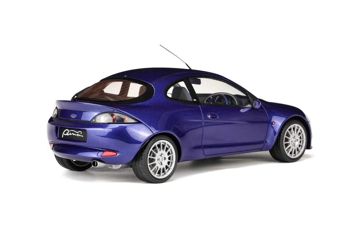 OTTO 1:18 Scale Resin Model Car - 1999 Ford Puma Racing, Imperial Blue (OT428)