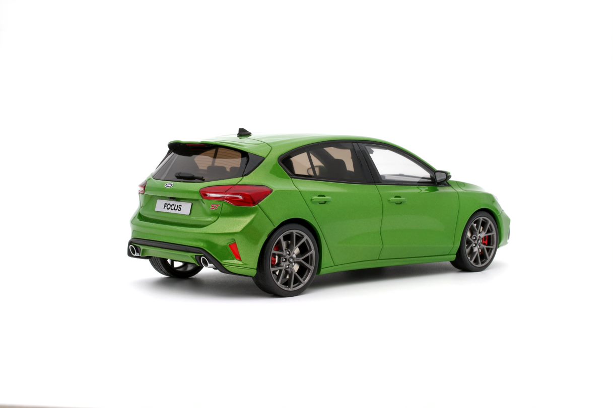 OTTO 1:18 Scale Resin Model Car - 2022 Ford Focus ST MK5 Phase 2 - Green (OT450)
