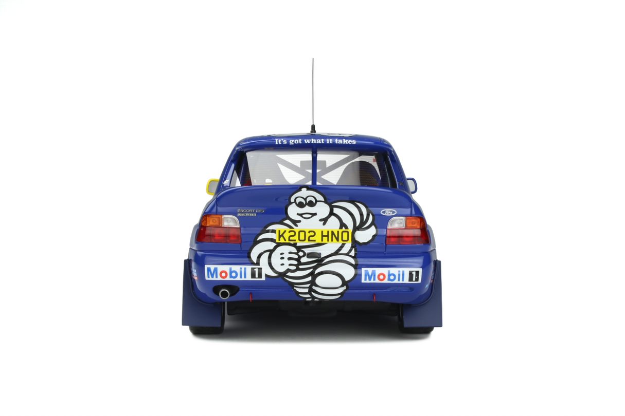 OTTO 1:18 Scale Resin Model Car - Ford Escort Cosworth Gr A #8, RAC Rally 1993, Michelin Pilot (OT994)