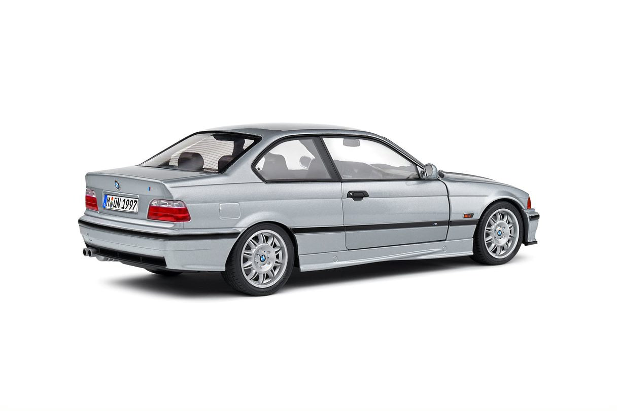 SOLIDO 1:18 Scale Diecast Model, 1990 BMW E36 M3 Coupe in Silver