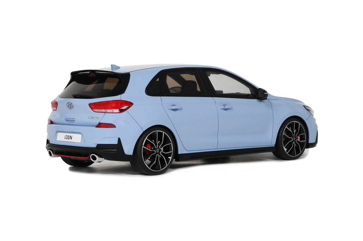 OTTO 1:18 Scale Resin Model Car - 2017 Hyundai i30 N, Blue - OT425