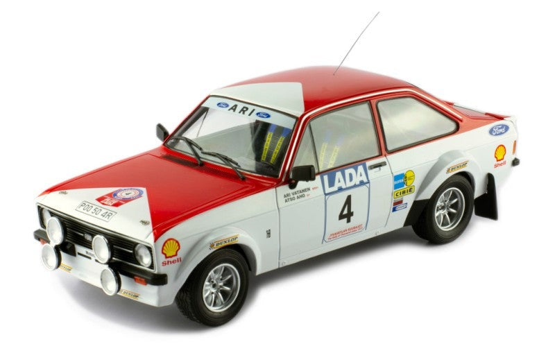 IXO 1:18 Ford Escort MK 2 RS 1800 #4 1000 Lakes Rally 1977 A.Vatanen/A.Aho