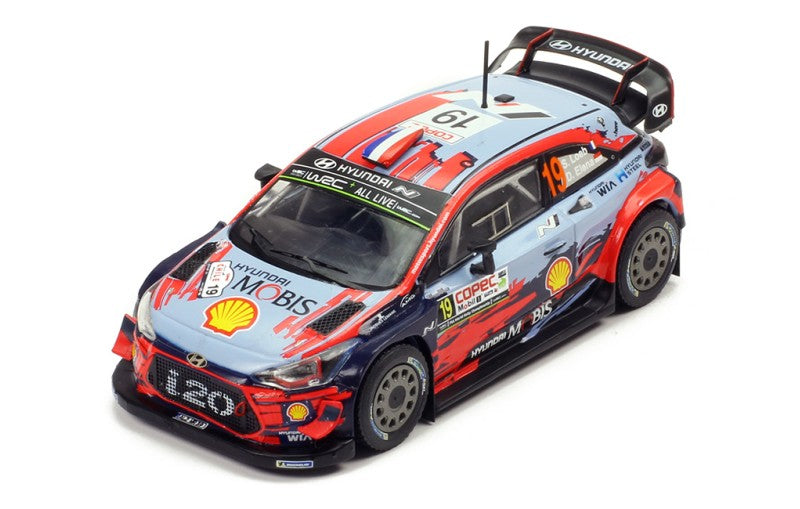 IXO 1:43 Scale Diecast Model Car - Hyundai i20 WRC No.19 WRC Rally Chile 2019
