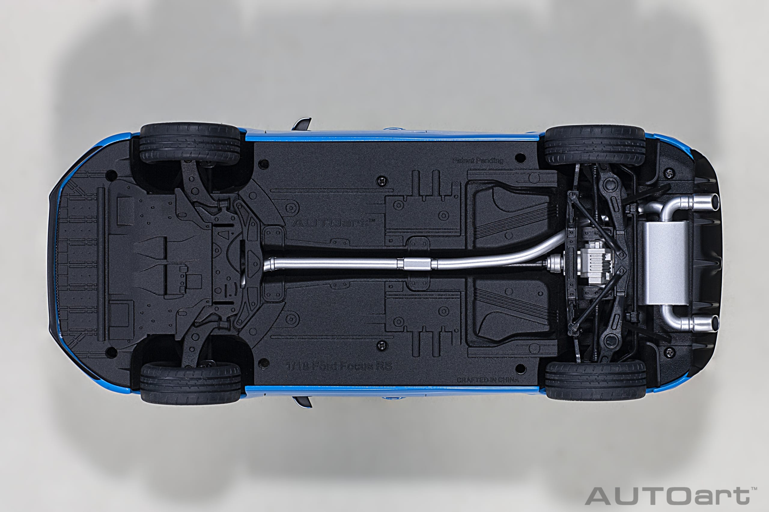 Autoart 1:18 Ford Focus RS 2016, Nitrous Blue, (full openings) 72953