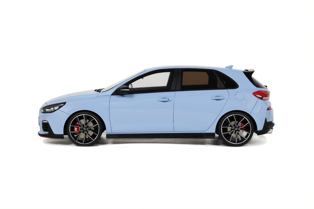 OTTO 1:18 Scale Resin Model Car - 2017 Hyundai i30 N, Blue - OT425