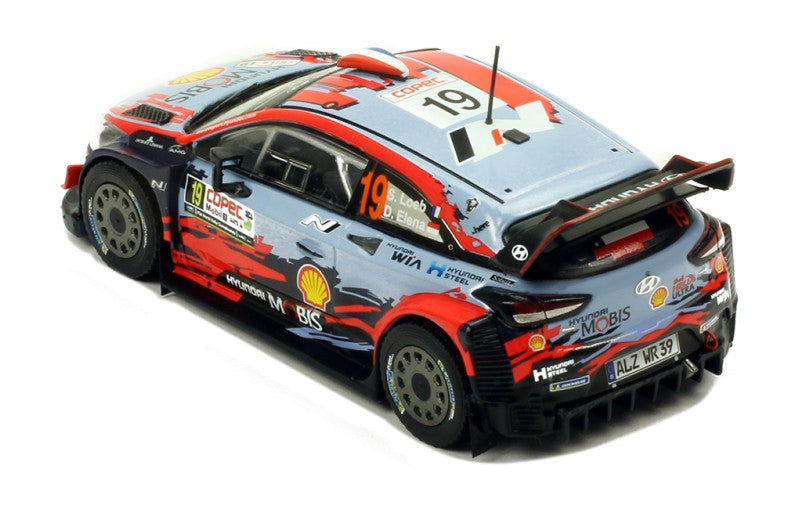 IXO 1:43 Scale Diecast Model Car - Hyundai i20 WRC No.19 WRC Rally Chile 2019