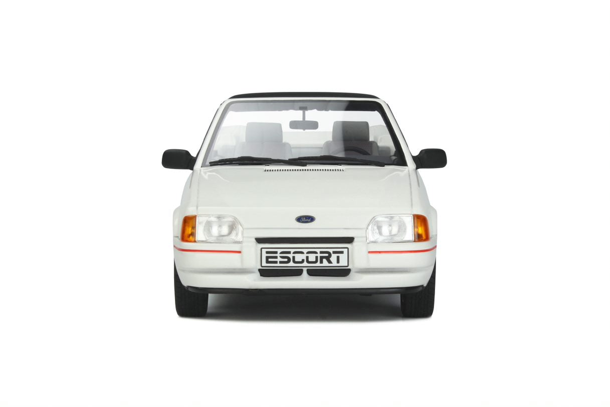 OTTO 1:18 Scale Resin - Ford Escort XR3i Mk4 Convertible, White - OT398