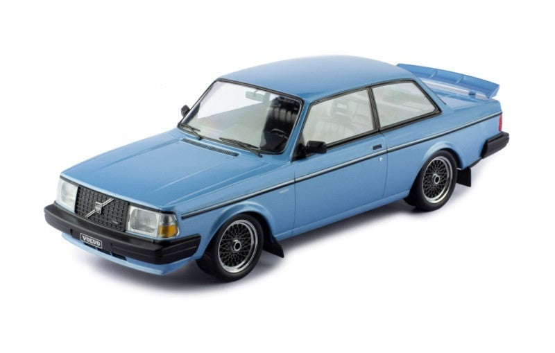 IXO 1:18 Diecast Model Car - 1986 Volvo 240 Turbo Custom Matt Blue