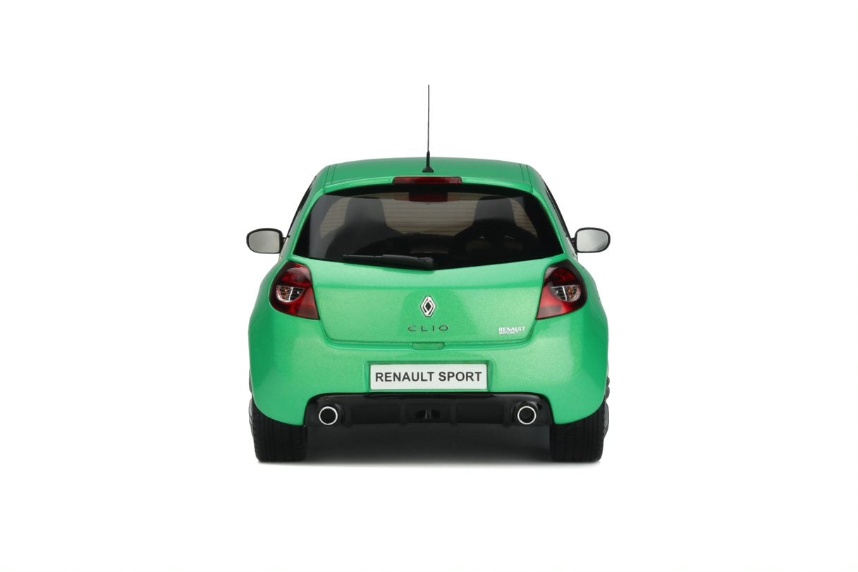 OTTO 1:18 Scale Resin Model Car - 2011 Renault Clio 3 Ph.2 RS, Alien Green (OT900)