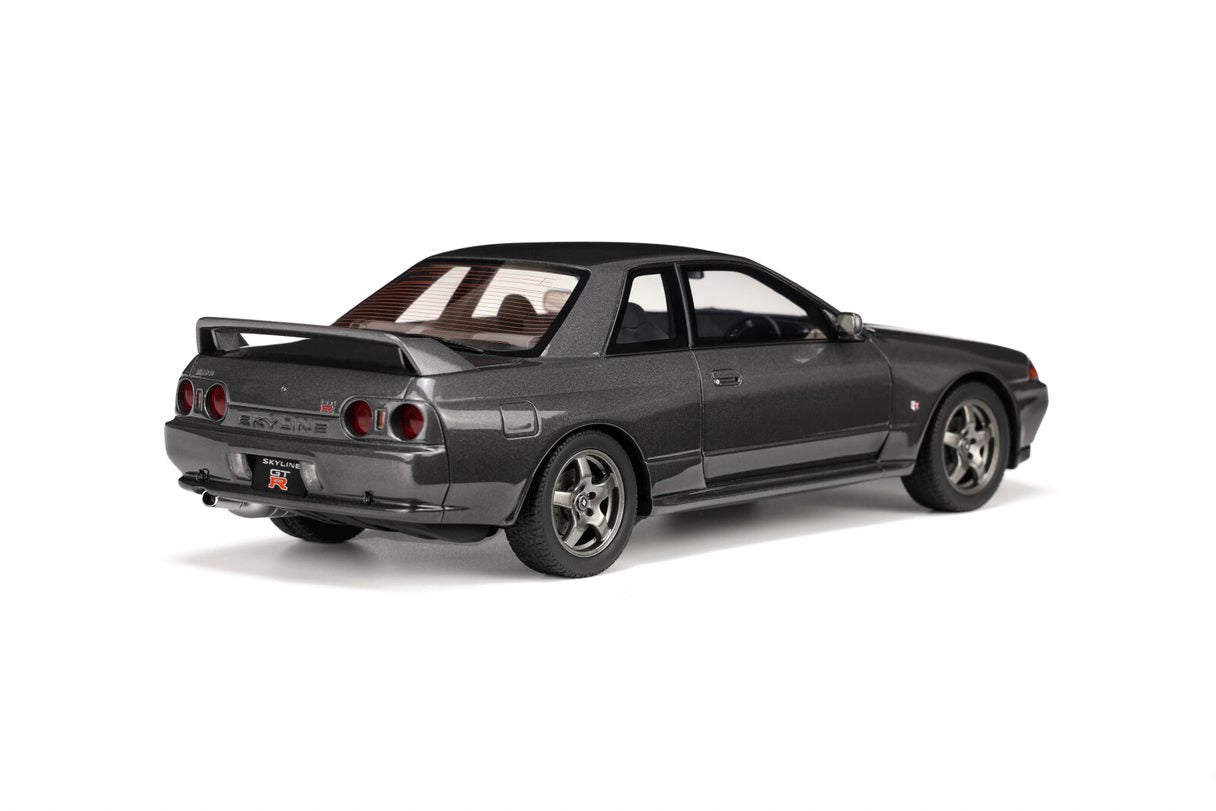 OTTO 1:18 Scale Resin Model Car - Nissan Skyline GT (R32) - Metallic Grey (OT411)