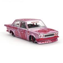 Mini GT 1:64 Scale Kaido House Datsun 510 Pro Street Buta V1 - Pink - KHMG161
