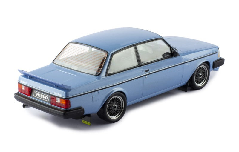 IXO 1:18 Diecast Model Car - 1986 Volvo 240 Turbo Custom Matt Blue