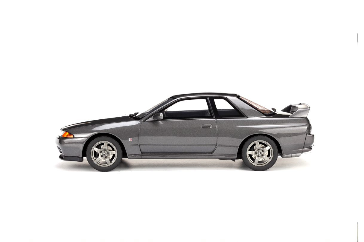 OTTO 1:18 Scale Resin Model Car - Nissan Skyline GT (R32) - Metallic Grey (OT411)