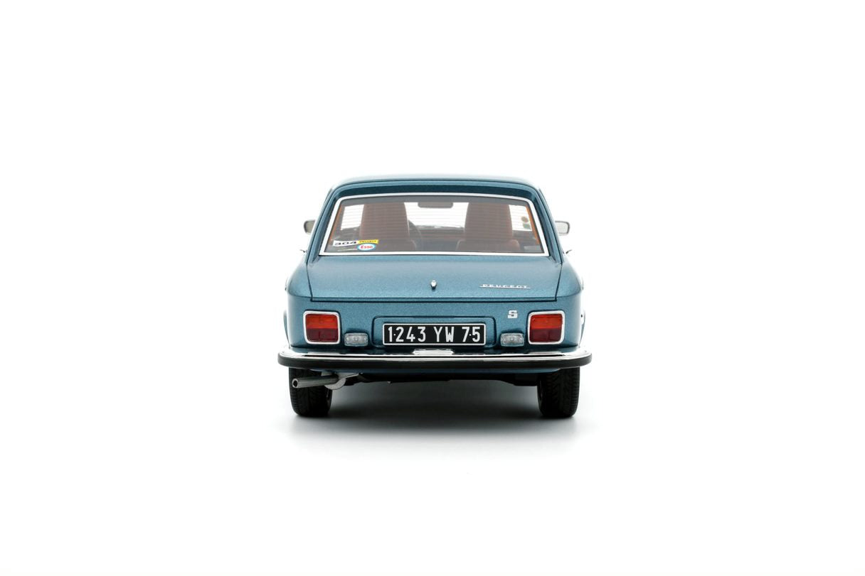 OTTO 1:18 Scale Resin Model Car - 1972 PEUGEOT 304 S COUPE, BLUE (OT449)