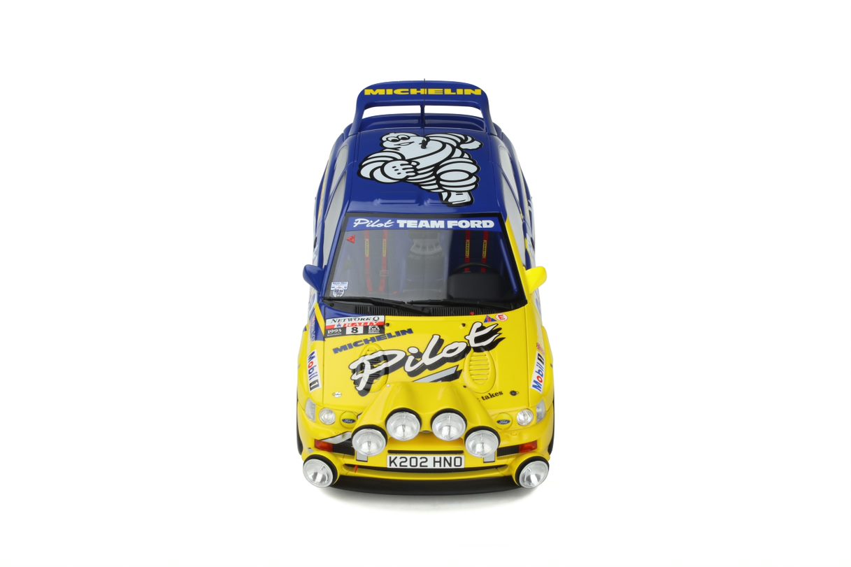 OTTO 1:18 Scale Resin Model Car - Ford Escort Cosworth Gr A #8, RAC Rally 1993, Michelin Pilot (OT994)