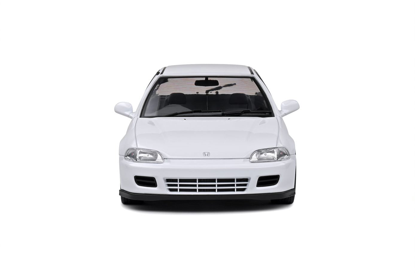 SOLIDO 1:18 Scale Diecast Model Car - 1991 Honda Civic EG6 in Frost White - 1810401