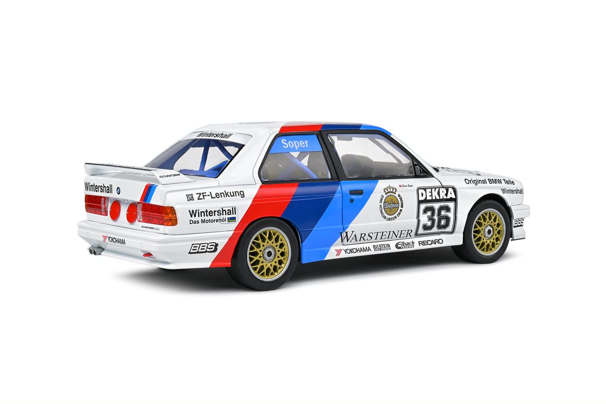 SOLIDO 1:18, 1989 BMW E30 M3 #36 Soper DTM - S1801524