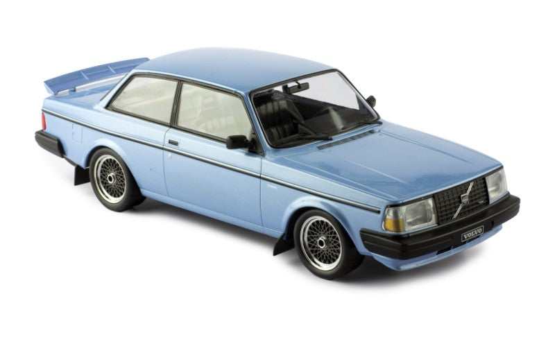 IXO 1:18 Diecast Model Car - 1986 Volvo 240 Turbo Custom Matt Blue