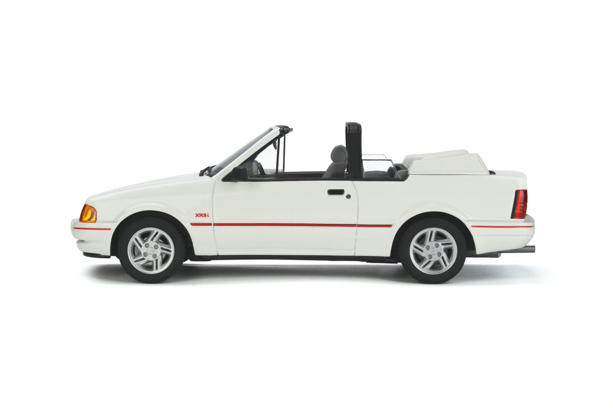 OTTO 1:18 Scale Resin - Ford Escort XR3i Mk4 Convertible, White - OT398