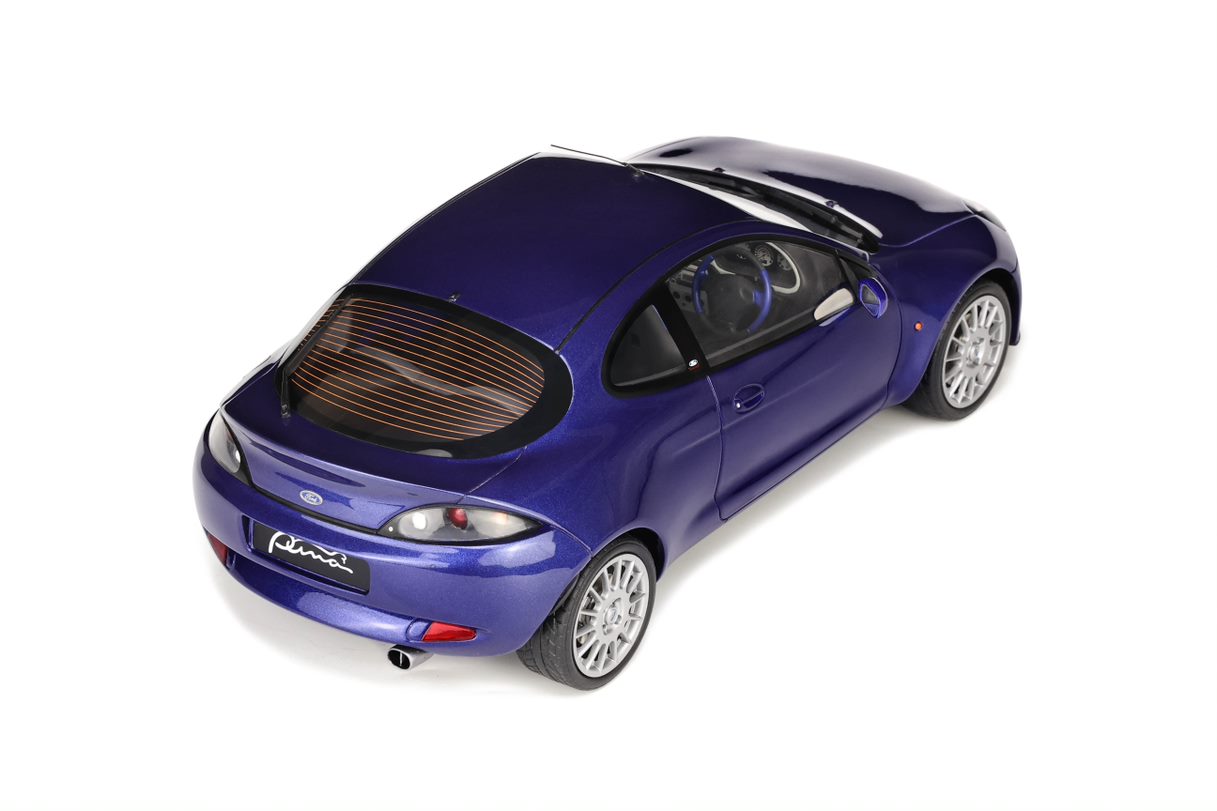 OTTO 1:18 Scale Resin Model Car - 1999 Ford Puma Racing, Imperial Blue (OT428)