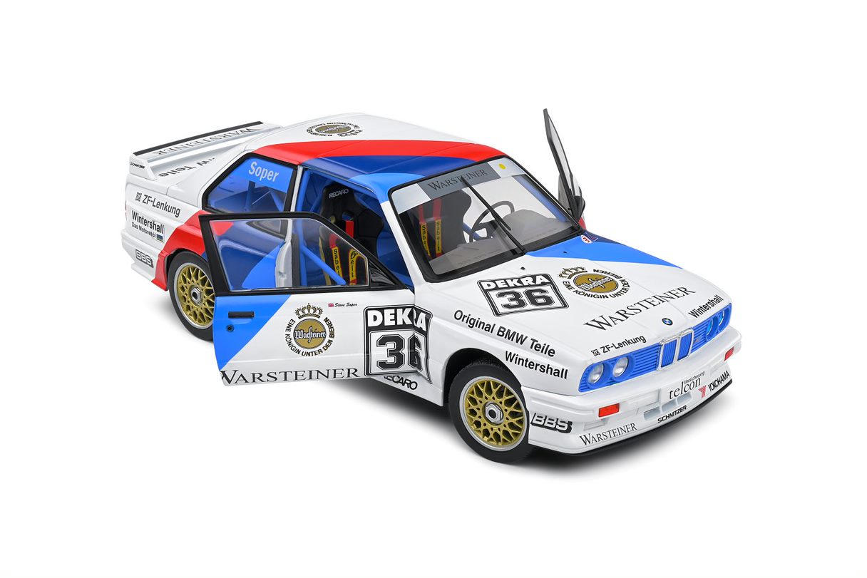 SOLIDO 1:18, 1989 BMW E30 M3 #36 Soper DTM - S1801524