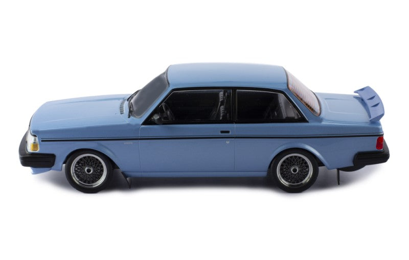 IXO 1:18 Diecast Model Car - 1986 Volvo 240 Turbo Custom Matt Blue