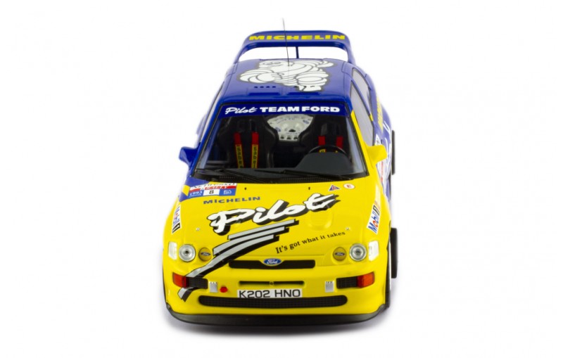 IXO 1:18 FORD ESCORT RS COSWORTH MICHELIN PILOT rally car Wilson Thomas RAC 1993