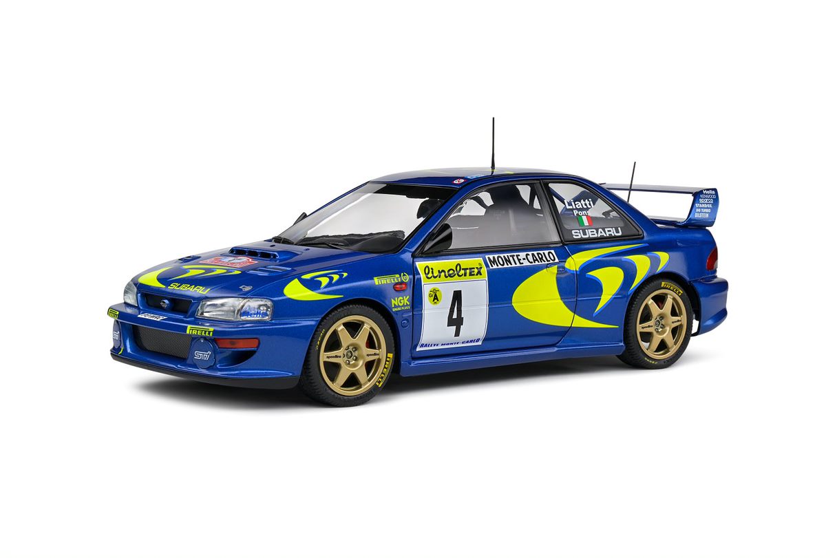 Solido 1:18 - Subaru Impreza 22B STI WRC Rallye Monte Carlo 1997, #4, Liatti/Pons - S1807405