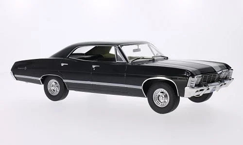 MCG 1:18 Diecast - 1967 Chevrolet Impala (Baby), Supernatural, Black - MCG181006