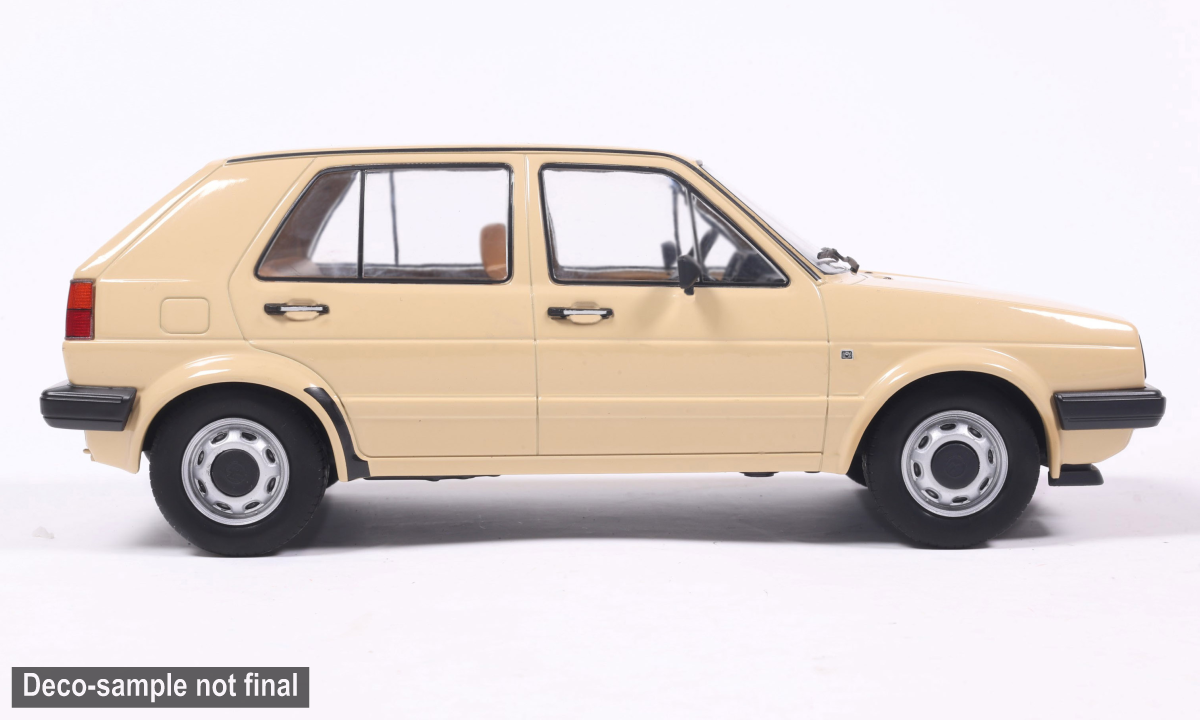 MCG 1:18 Scale Diecast - 1983 VW Golf II, Beige - MCG18836