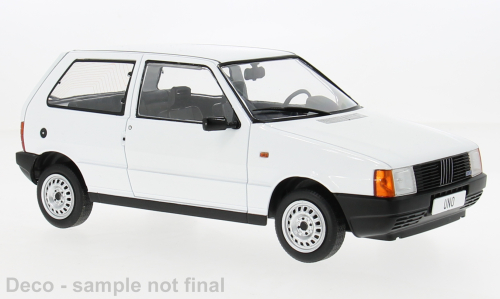 MCG 1:18 Diecast - 1984 Fiat Uno Turbo ie, White - MCG18584