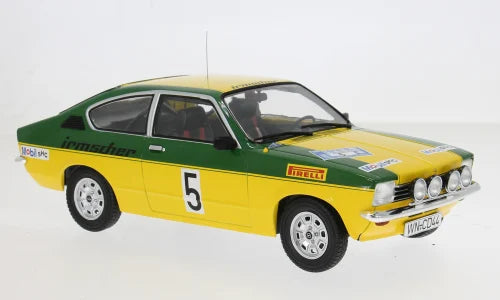 MCG 1:18 Diecast - Opel Kadett C Coupe GT/E, International Sachs Winter Rallye, 1976, #5, W.Smolej/C.Geistdörfer, - MCG18650R