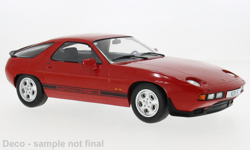 MCG 1:18 Diecast - 1980 Porsche 928 S, Red - MCG18663