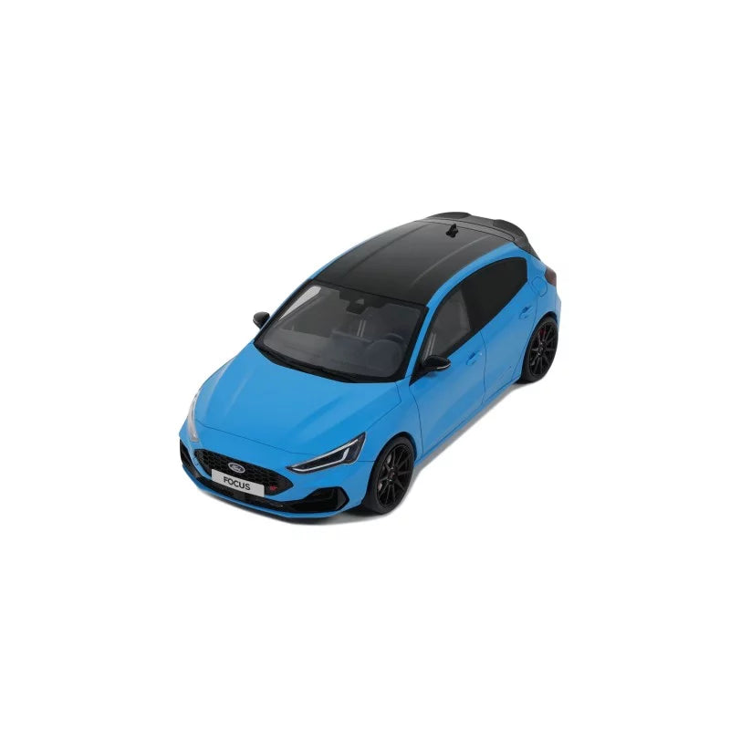 OTTO 1:18 Scale Resin - 2023 Ford Focus ST Edition, Azure Blue - OT1186