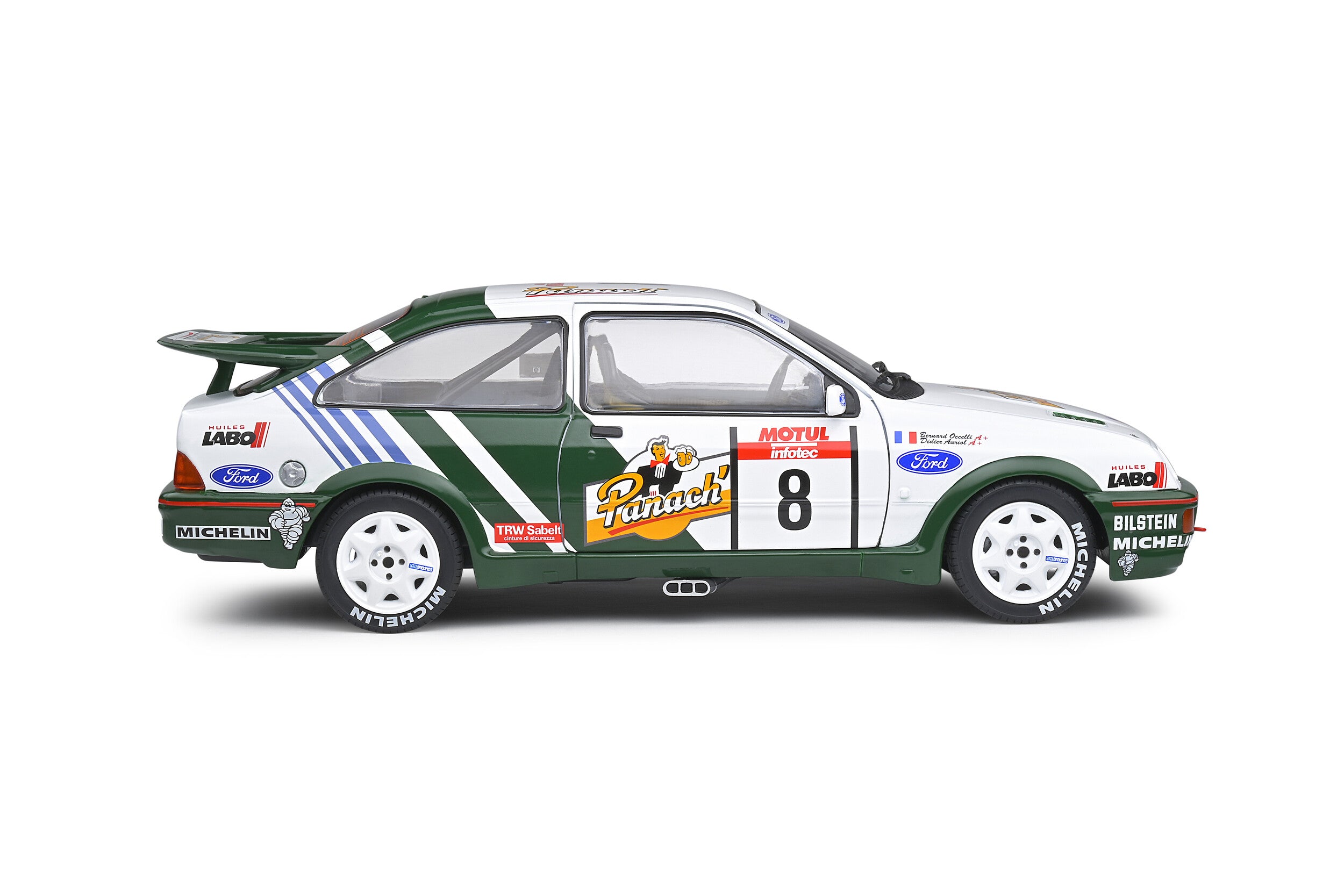 SOLIDO 1:18 Scale Diecast Model, FORD SIERRA RS COSWORTH Tour De Corse #8 1988